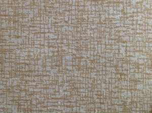 Woven Wool Carpet Remnant with Contemporary Pattern
