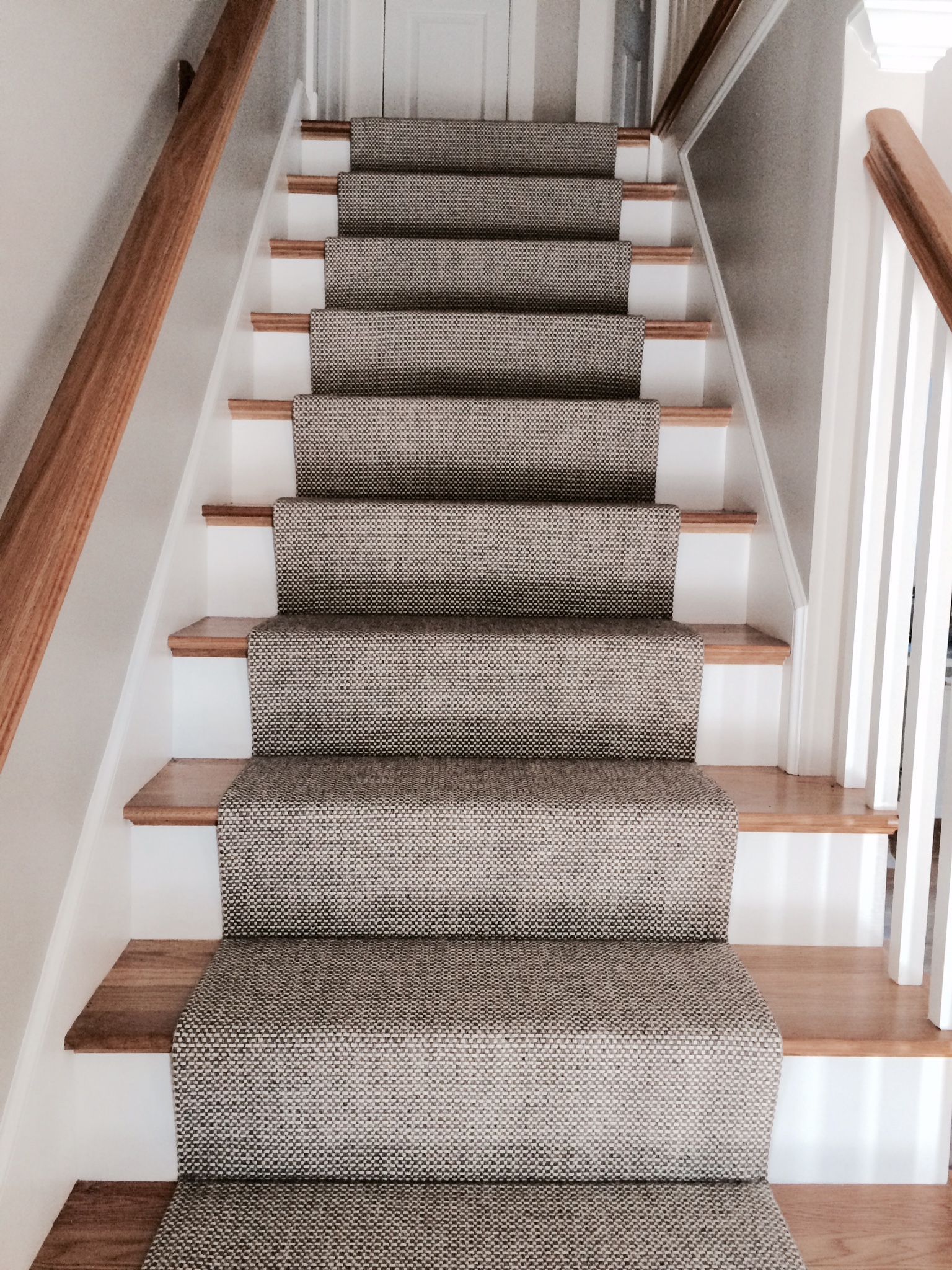 Merida Flat Woven Wool Stair Runner By The Carpet Workroom - Carpet