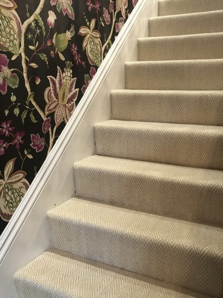 Finished project with new stair runner