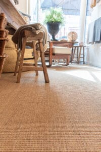 Space adorned with a Sisal Area Rug