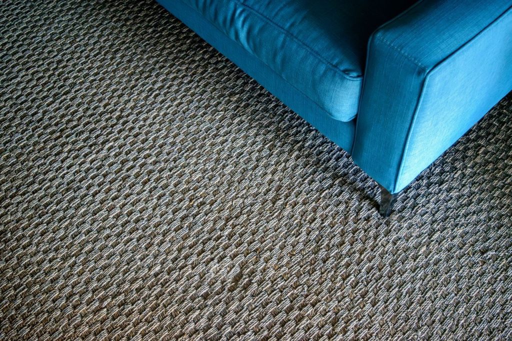 A close up of carpet texture 