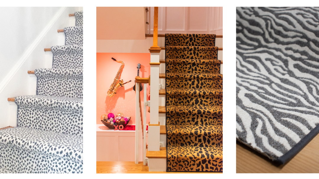 Animal print on carpet